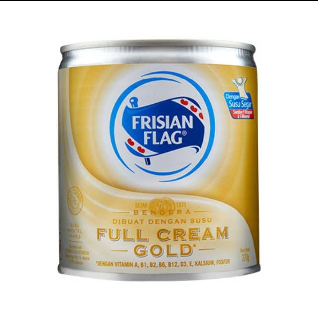 FRISIAN FLAG GOLD SUSU FULL CREAM KEMASAN KALENG 375G
